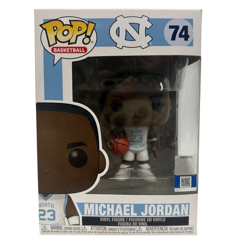 Funko Pop Basketball UNC Michael Jordan Vinyl Figure 74 NBA S4 NEW 46788